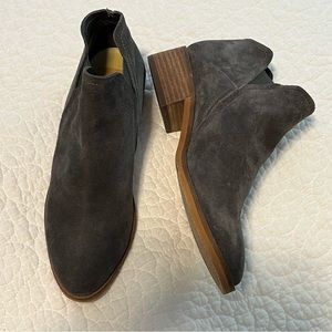 Dolce Vita grey suede booties